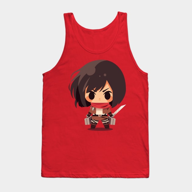 mikasa Tank Top by boxermaniac